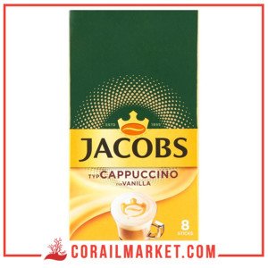 Jacobs Cappuccino Au vanille 8 Sachets