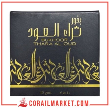 أرض الزعفران بخور ثراء العود 40 جرام