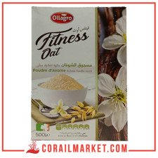 Ollagro Farine D'avoine Goût Vanille, 500 G