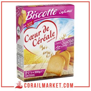 Cœur De Céréale Biscotte Sans Sucre, 250 G