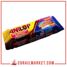 Anilop Igal Biscuit Au Marshmallow Framboise Enrobé Au Chocolat 160 G
