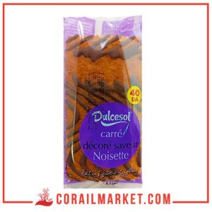 Dulcesol Génoise Carrée À La Crème noisette 70 G