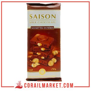 Saison Guenz Chocolat Au Lait Aux Noisettes 150 G