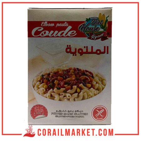 Ryam Diet House Pâtes Coude Sans Gluten 300 G