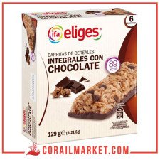 Ifa Eliges Barres de céréales complètes au chocolat 129 g