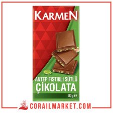 Karmen Chocolat Pistache 80gr
