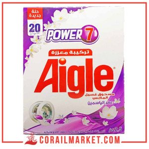 aigle Lessive En Poudre power 7 senteur jasmin 2.5 kg