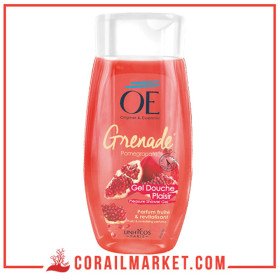 Oé gel douche GRENADE	Parfum fruité et revitalisant 250 ml