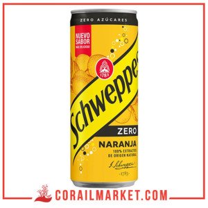 SCHWEPPES ZERO Boisson gazeuse orange 33 cl