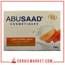Abusaad Savon À L'extrait De Carotte 100 G