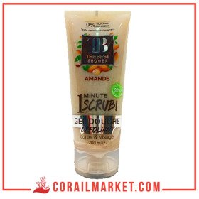 THE BEST 1 minute scrub GEL DOUCHE EXFOLIANT AMANDE 200 ML