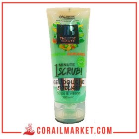 THE BEST 1 minute scrub GEL DOUCHE EXFOLIANT agrumes 200 ML