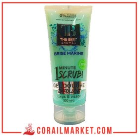 THE BEST 1 Minute Scrub GEL DOUCHE EXFOLIANT brise marine 200 ML