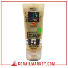 THE BEST 1 Minute Scrub GEL DOUCHE EXFOLIANT argan 200 ML