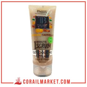THE BEST 1 Minute Scrub GEL DOUCHE EXFOLIANT orange et cannelle 200 ML