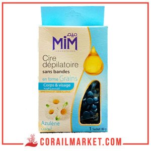 Mim Grain Cire Dépilatoire Azulène, 80 G