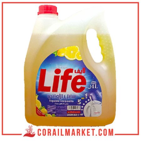Life Liquide Vaisselle Citron 4 L