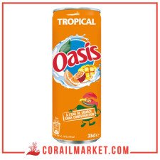 OASIS Boisson aux fruits goût tropical  33cl