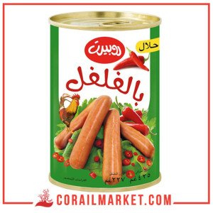 لحم سجق دجاج بالفلفل روبرت 425 غ