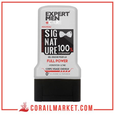 Men Expert +care signature Gel De Bain Homme full Power 300 Ml