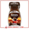 café soluble nescafé 50 tasses 100 g
