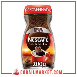 NESCAFE CLASSIC Café soluble décaféiné 200 g