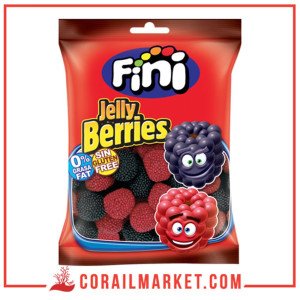 Fini bonbons mûres et framboises Jelly berries 100 g