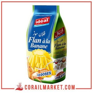 flan banane idéal 500 g