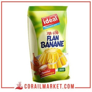 flan banane idéal 800 g