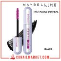 Maybelline New-York - Mascara Effet Extension de Cils - Longueur & Volume - Tenue 24H - The Falsies Surreal - Noir - 10 ml
