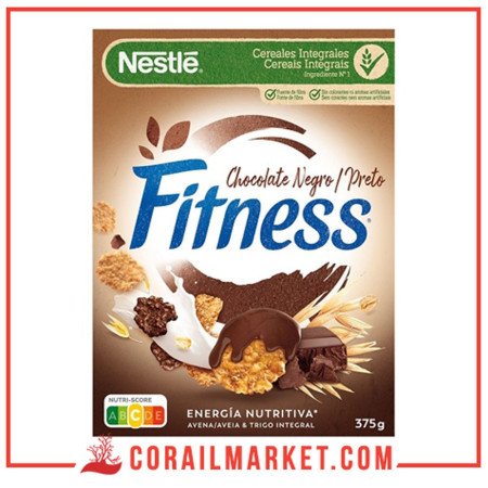 NESTLÉ CÉRÉALES FITNESS AU CHOCOLATE NOIR 375G