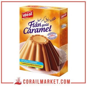 flan caramel idéal 100 g
