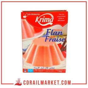 flan fraise krima 100 g