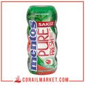 Mentos Chewing-gum Sans Sucre Goût pasteque Pure Fresh 15 Pièces 30 G