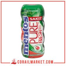 Mentos Chewing-gum Sans Sucre Goût pasteque Pure Fresh 15 Pièces 30 G