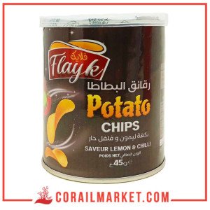 FLAYK CHIPS saveur LEMON & CHILI 45 GR
