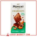 palmary moment chocolat au lait les croquants amandes entieres 145 g