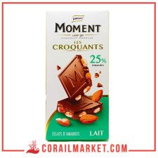 palmary moment chocolat au lait les croquants amandes entieres 145 g