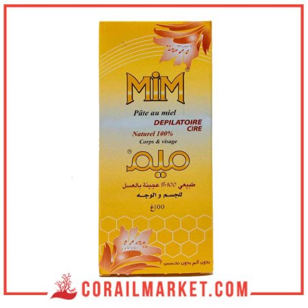 Mim pâte Cire Dépilatoire miel 100 G