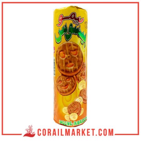 bimo pesos fourré creme peche abricot 220 g