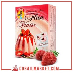 flan fraise nouara 100 g