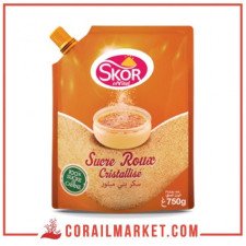 sucre roux cristallisé cevital 750 g