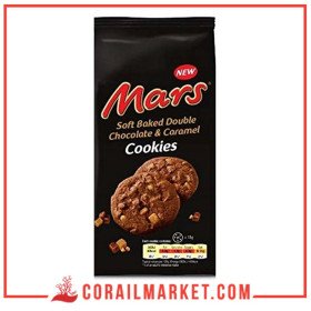 Mars Cookies cacaoté Aux Pépites De Chocolat et caramel 162 G