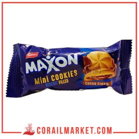palmary maxon mini cookies fourré creme cacao 40 g
