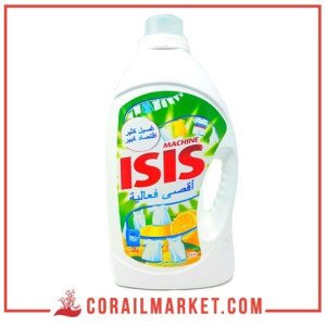 lessive en Liquide senteur  citron  Isis 3 l