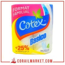 essuie tout  Cotex basico 2 rouleaux