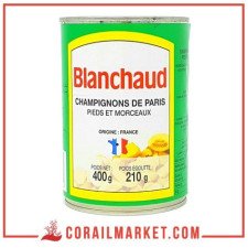 Champignons morceaux Blanchaud 400g