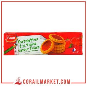 TARTELETTES à la crème de FRAISE POULT 150 g