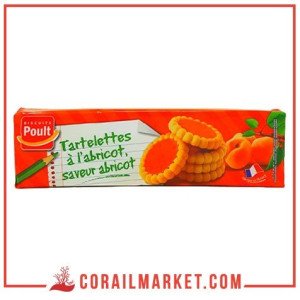 TARTELETTES à la crème d'abricot POULT 150 g