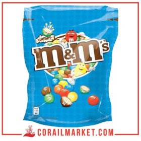 Bonbons chocolat au lait et riz soufflé crispy  M&M's 170 g